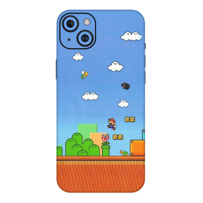 Apple iPhone Skins (All Models) - Mario Game Scene - Matte Finish (M-24) iPhone 14 Plus