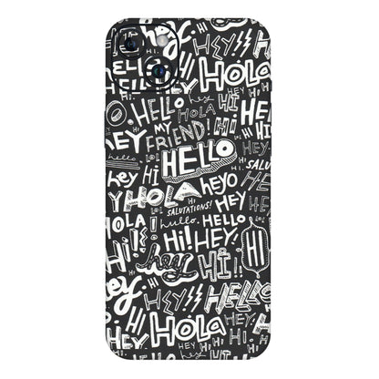 Apple iPhone Skins (All Models) - Hi Hello Doodles - Matte Finish (M-25) iPhone 14 Plus