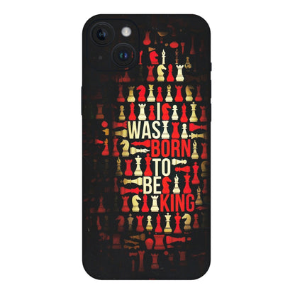 Apple iPhone Skins (All Models) - Born To Be King - Matte Finish (M-73) iPhone 14 Plus