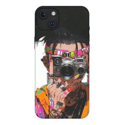 Apple iPhone Skins (All Models) - Camera Lover Girl - Matte Finish (M-09) iPhone 14 Plus