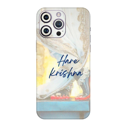 Apple iPhone Skins (All Models) - Hare Krishna - 3D Embossed Finish (L-03) iPhone 14 Pro