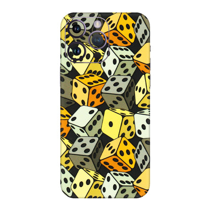 Apple iPhone Skins (All Models) - Dices Of Life - 3D Embossed Finish (L-04) iPhone 14 Pro