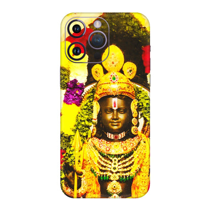Apple iPhone Skins (All Models) - Ram Lalla Ayodhya - 3D Embossed Finish (L-103) iPhone 14 Pro