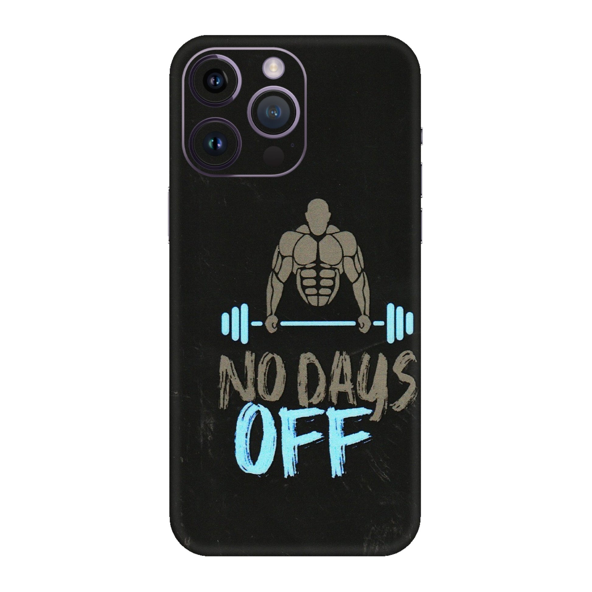 Apple iPhone Skins (All Models) - Gym Lover - 3D Embossed Finish (L-127) iPhone 14 Pro