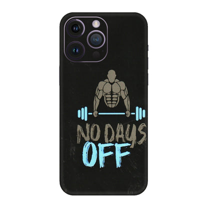 Apple iPhone Skins (All Models) - Gym Lover - 3D Embossed Finish (L-127) iPhone 14 Pro