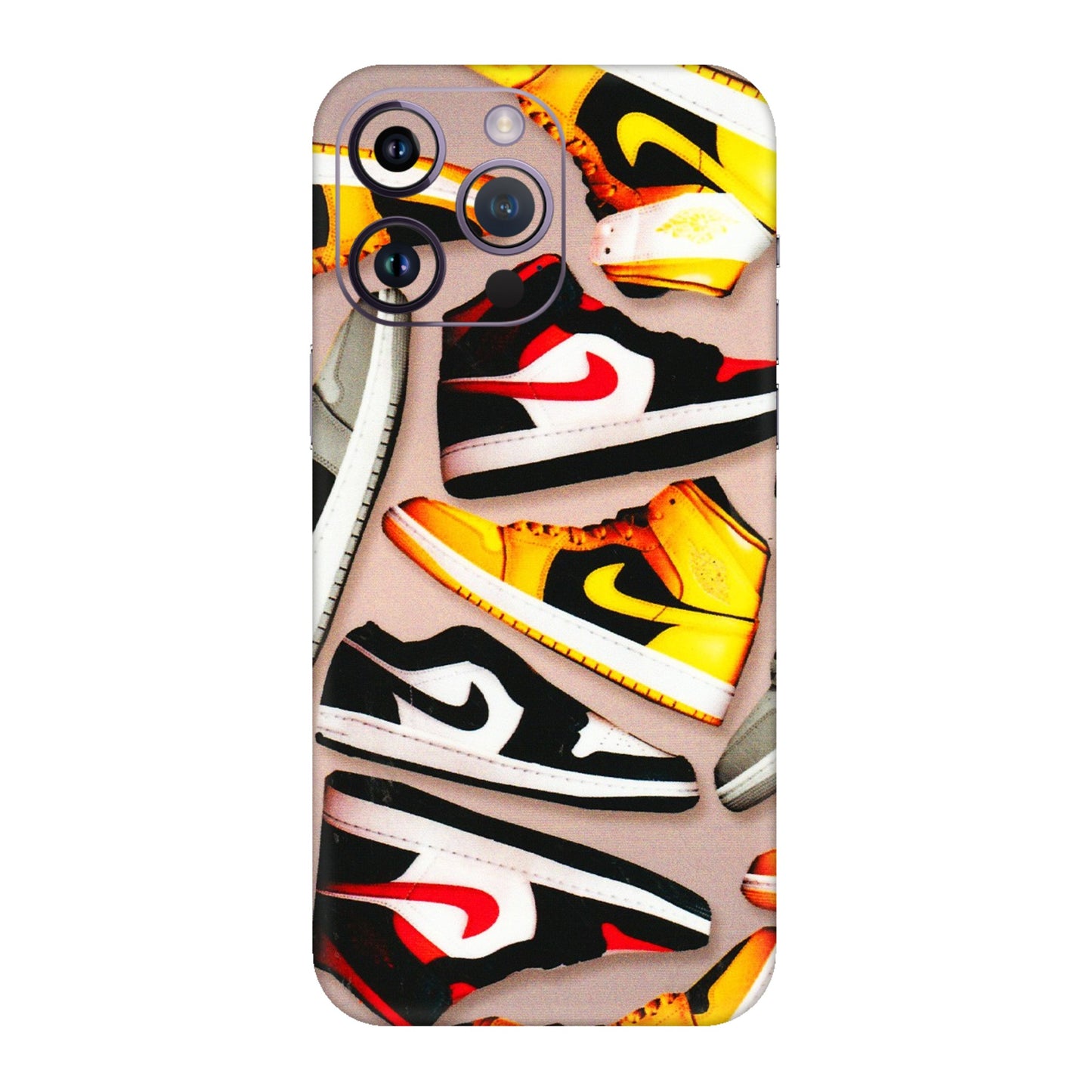 Apple iPhone Skins (All Models) - Sneaker Lover - 3D Embossed Finish (L-135) iPhone 14 Pro
