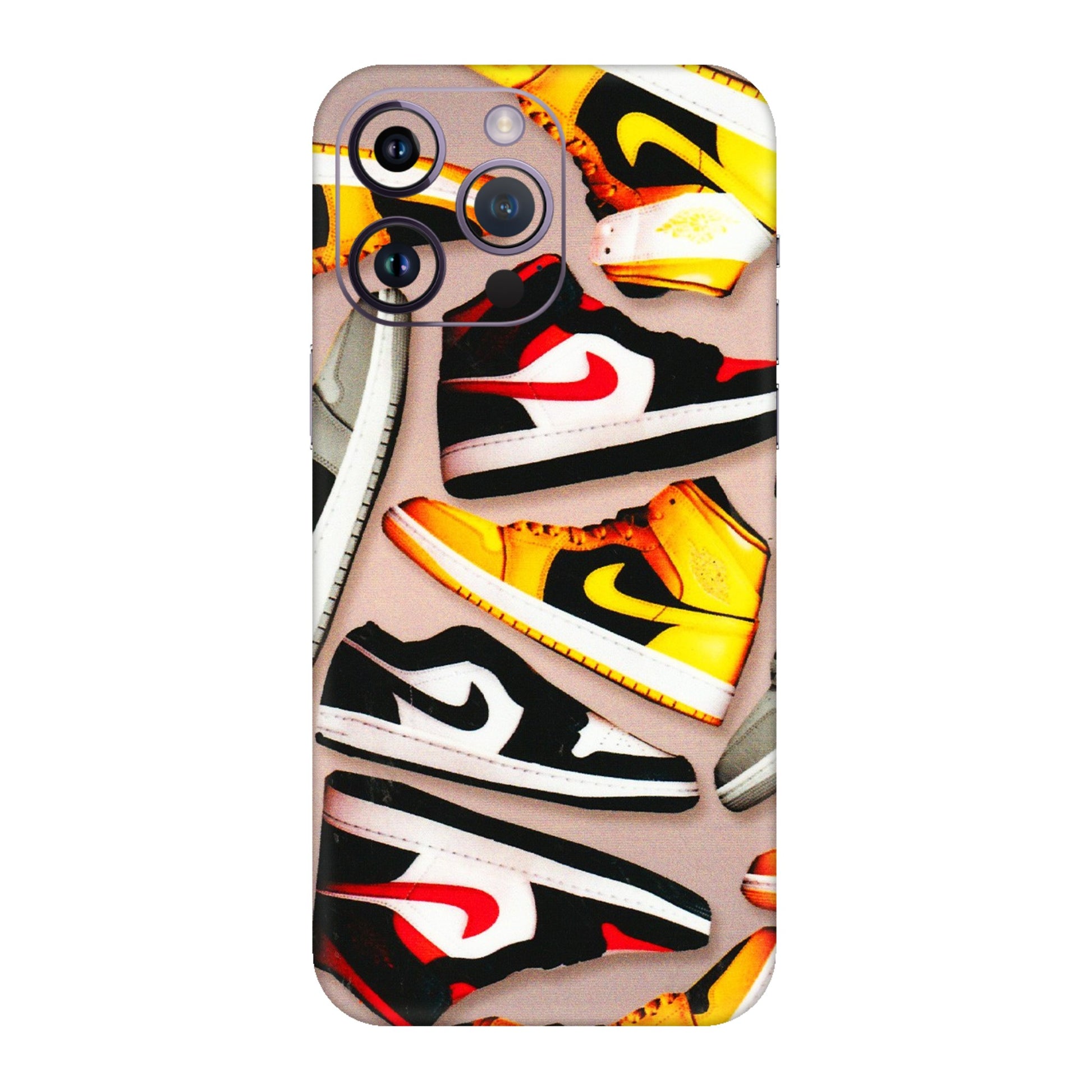 Apple iPhone Skins (All Models) - Sneaker Lover - 3D Embossed Finish (L-135) iPhone 14 Pro