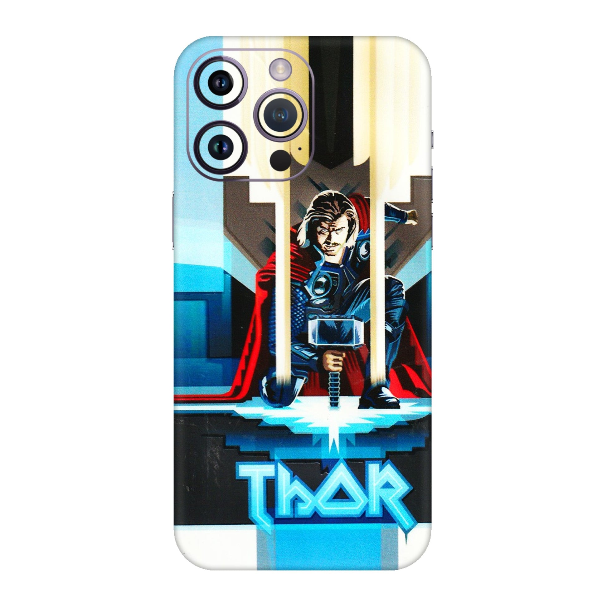 Apple iPhone Skins (All Models) - Thor - 3D Embossed Finish (L-137) iPhone 14 Pro