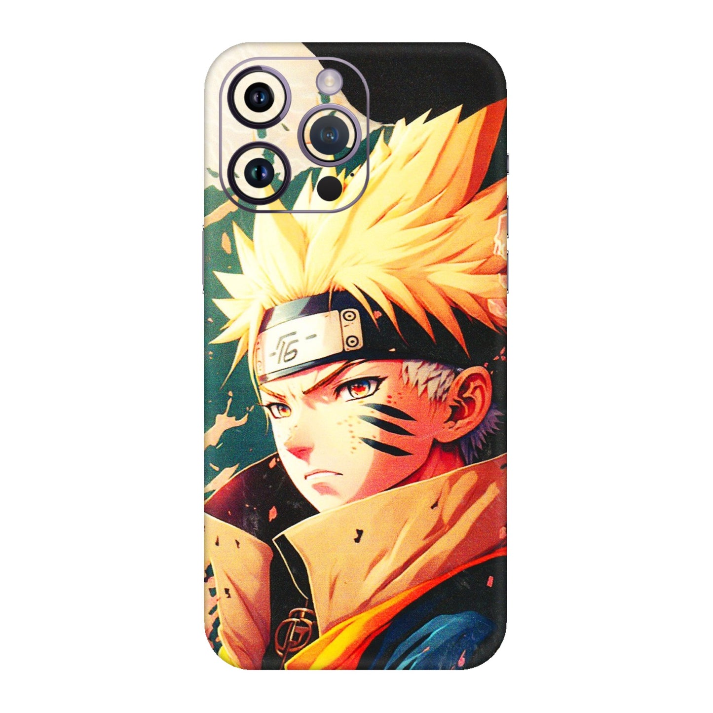 Apple iPhone Skins (All Models) - New Naruto - 3D Embossed Finish (L-148) iPhone 14 Pro