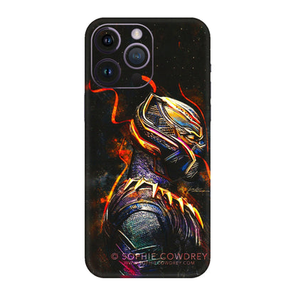Apple iPhone Skins (All Models) - Black Panther - 3D Embossed Finish (L-190) iPhone 14 Pro