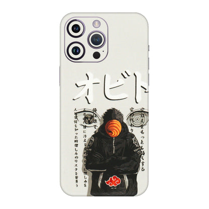 Apple iPhone Skins (All Models) - Obito Anime Eye - 3D Embossed Finish (L-19) iPhone 14 Pro