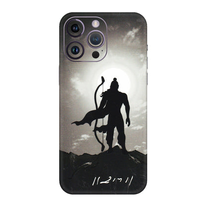 Apple iPhone Skins (All Models) - Jai Siya Ram - 3D Embossed Finish (L-200) iPhone 14 Pro