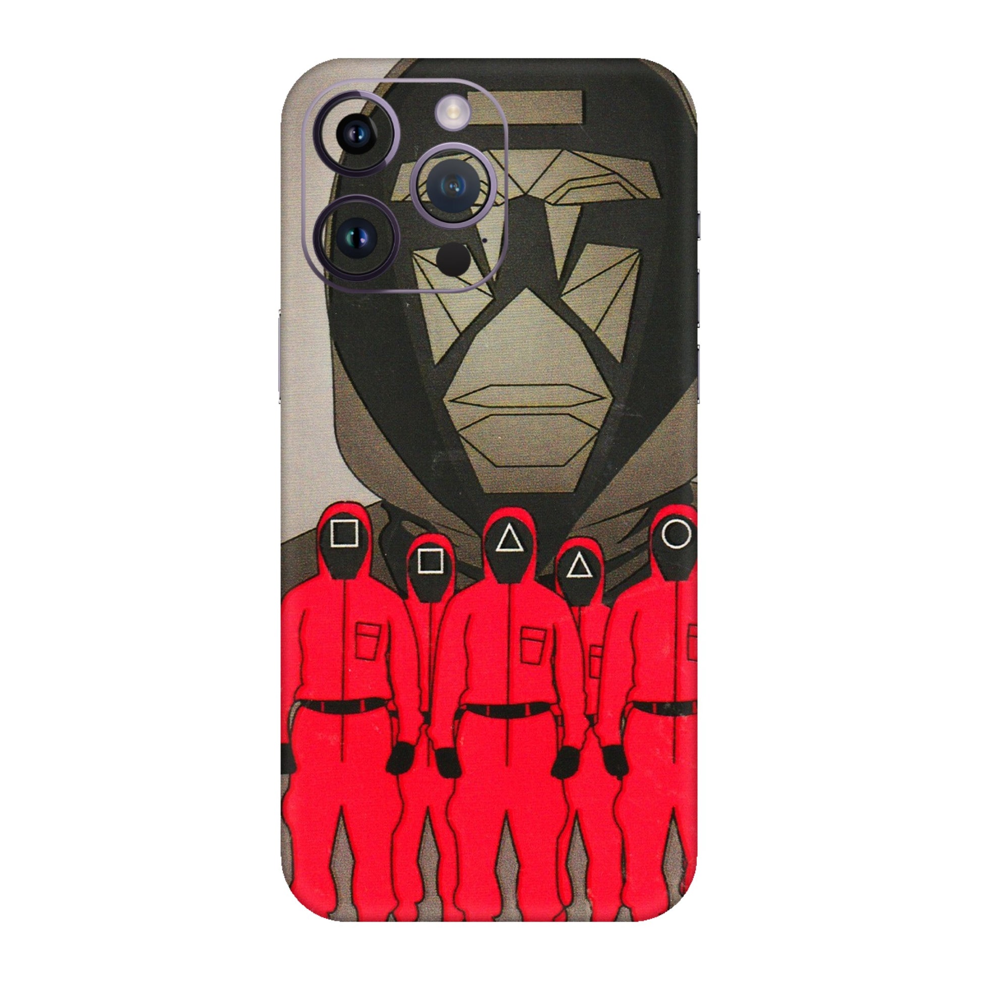 Apple iPhone Skins (All Models) - Squid Game Hero - 3D Embossed Finish (L-245) iPhone 14 Pro