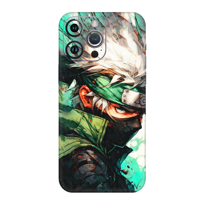Apple iPhone Skins (All Models) - Kakashi Side Profile - 3D Embossed Finish (L-249) iPhone 14 Pro