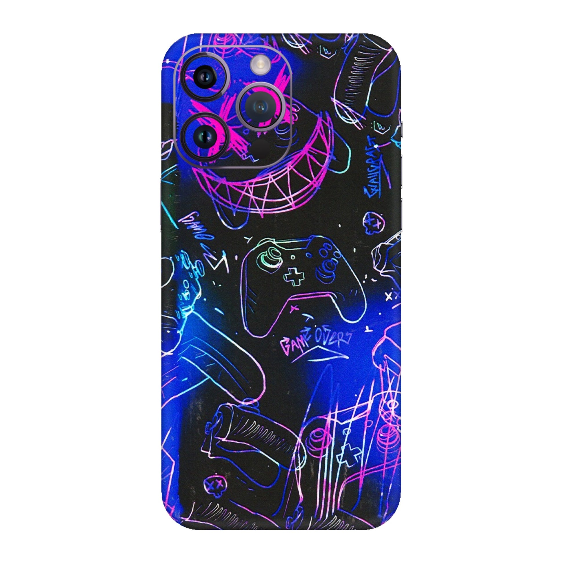 Apple iPhone Skins (All Models) - Gamers Paradise - 3D Embossed Finish (L-258) iPhone 14 Pro