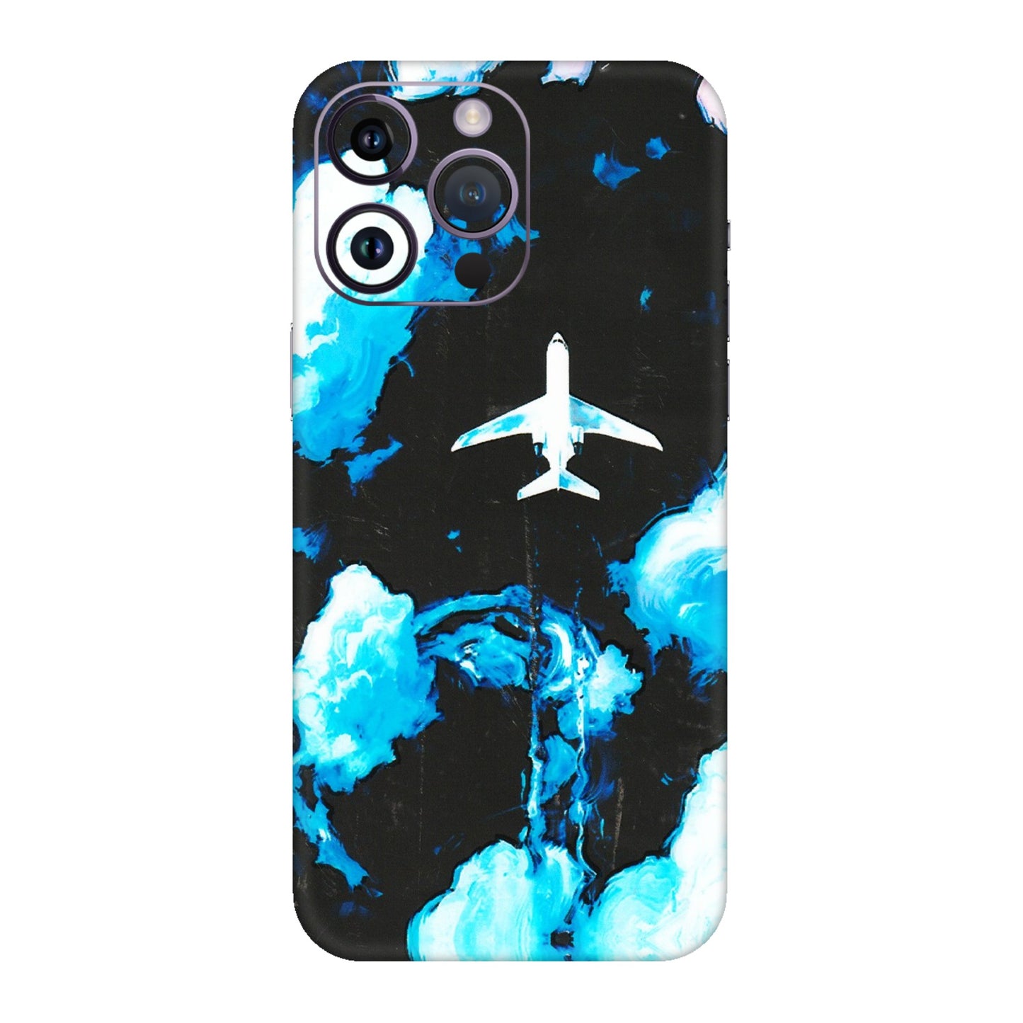 Apple iPhone Skins (All Models) - Travel In Airline - 3D Embossed Finish (L-264) iPhone 14 Pro