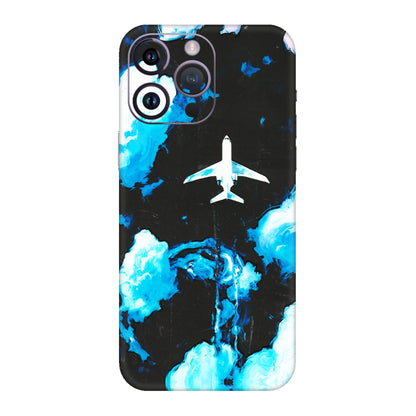 Apple iPhone Skins (All Models) - Travel In Airline - 3D Embossed Finish (L-264) iPhone 14 Pro