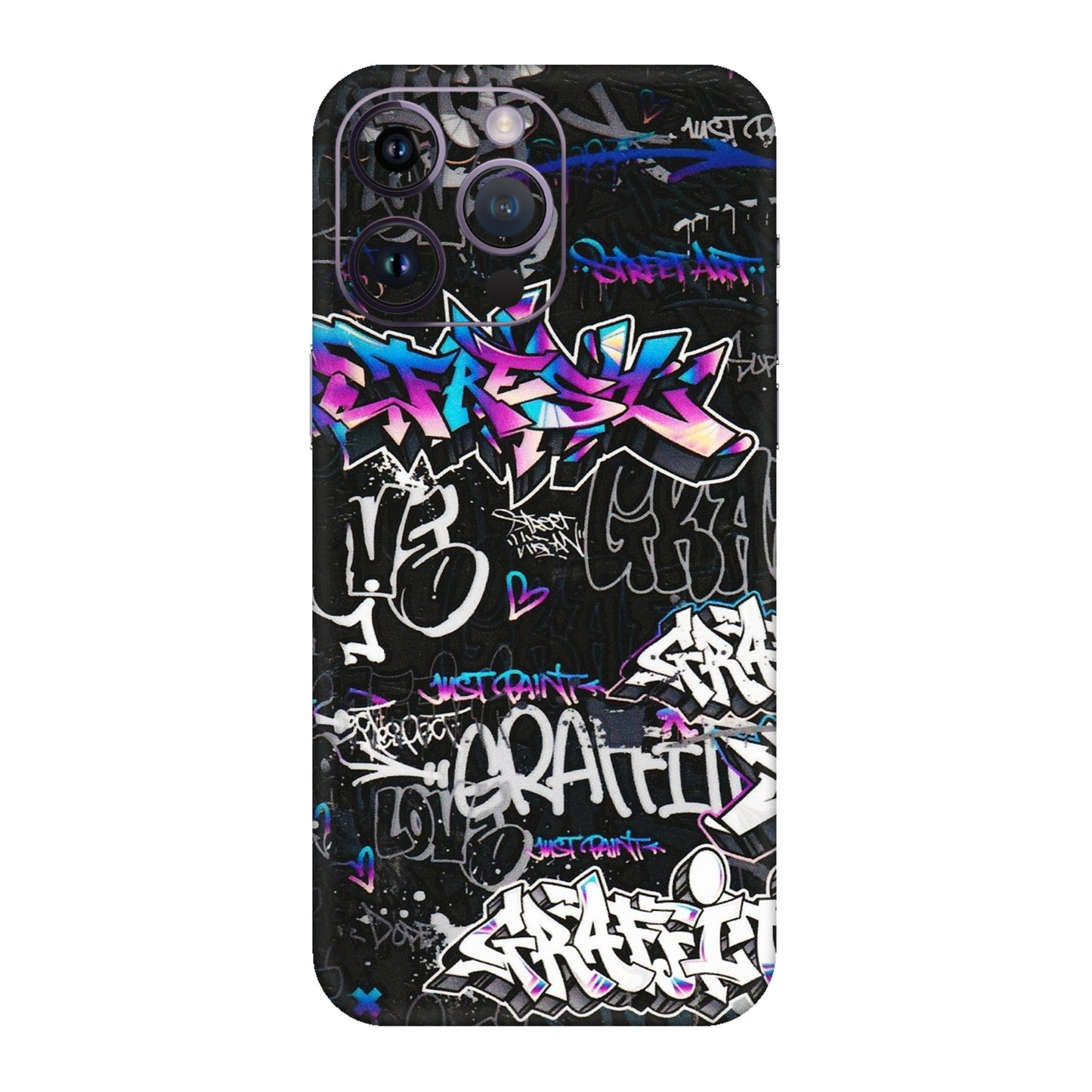 Apple iPhone Skins (All Models) - Graffiti Killer - 3D Embossed Finish (L-274) iPhone 14 Pro