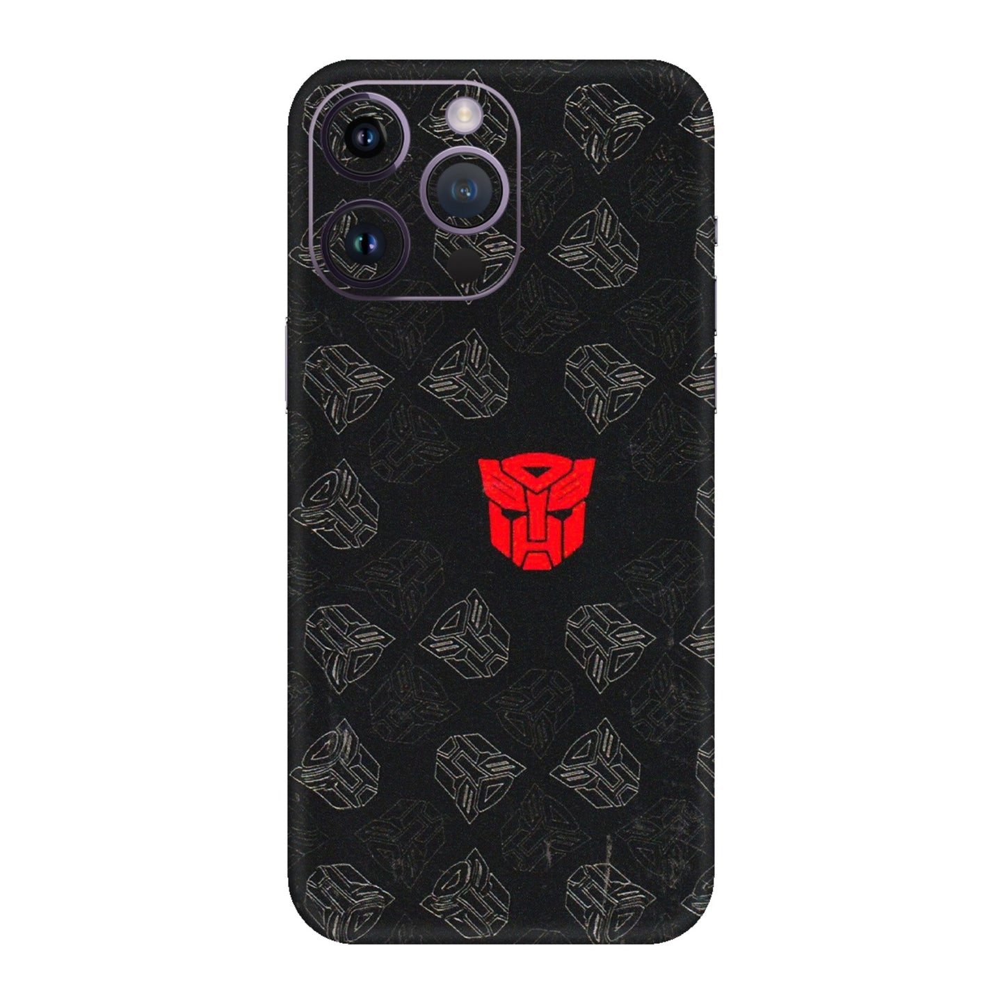 Apple iPhone Skins (All Models) - Transformers Devastation - 3D Embossed Finish (L-301) iPhone 14 Pro
