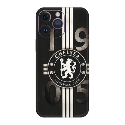 Apple iPhone Skins (All Models) - Chelsea Fan Club - 3D Embossed Finish (L-36) iPhone 14 Pro