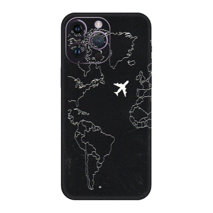Apple iPhone Skins (All Models) - Never Ending Travel - 3D Embossed Finish (L-79) iPhone 14 Pro