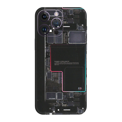 Apple iPhone Skins (All Models) - Motherboard Circuit Layout - Matte Finish (M-117) iPhone 14 Pro