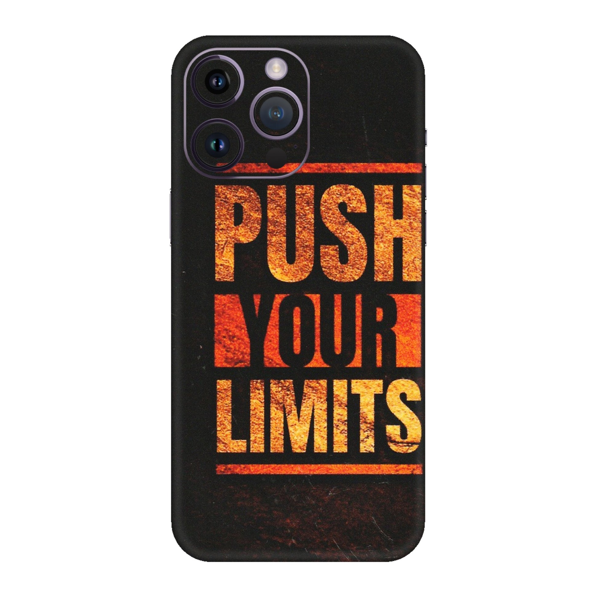 Apple iPhone Skins (All Models) - Push Your Limits - Matte Finish (M-118) iPhone 14 Pro