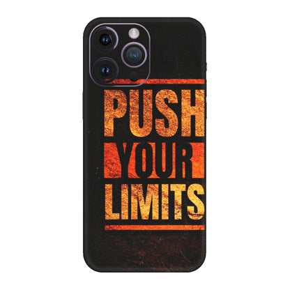 Apple iPhone Skins (All Models) - Push Your Limits - Matte Finish (M-118) iPhone 14 Pro