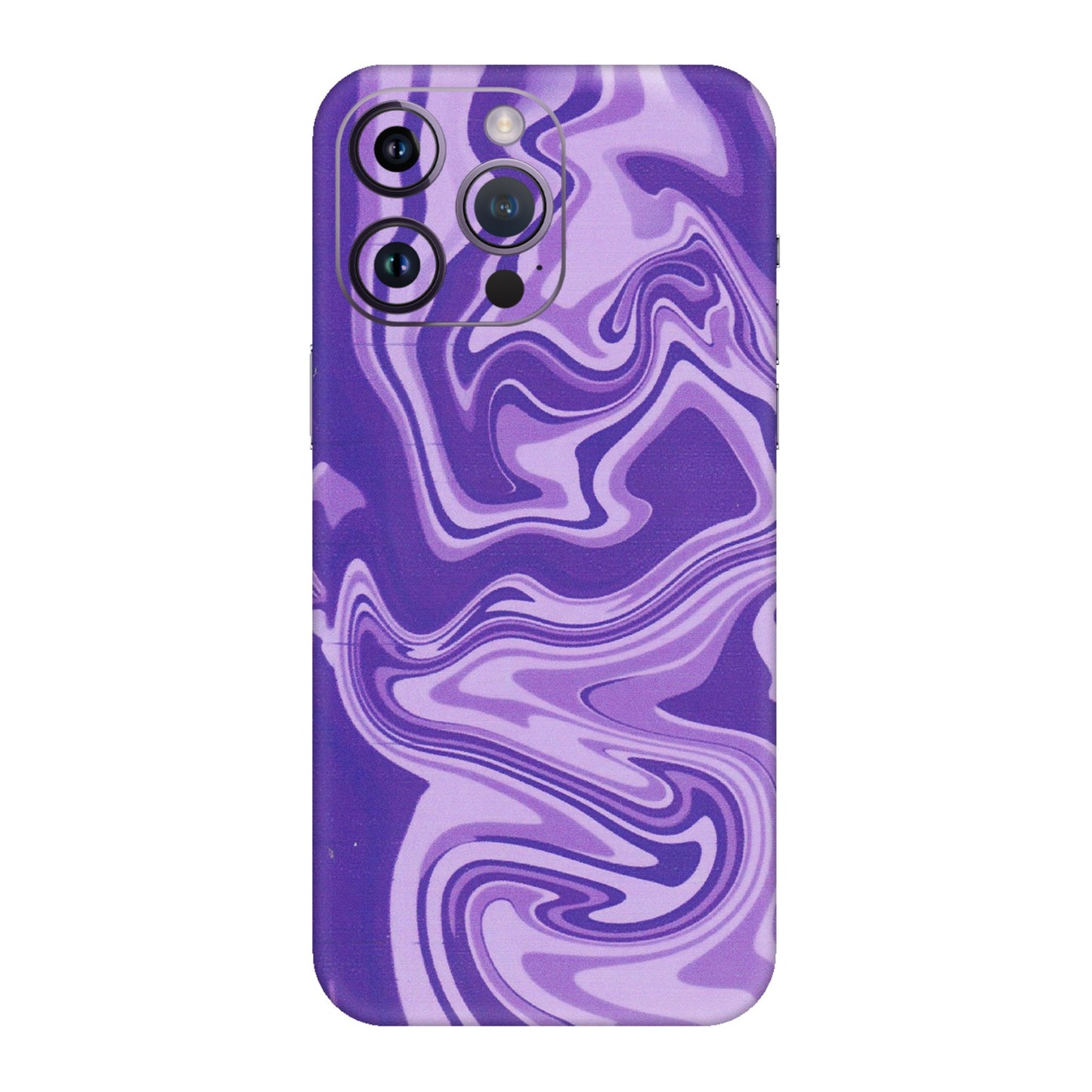 Apple iPhone Skins (All Models) - Hazy Purple Nights - Matte Finish (M-14) iPhone 14 Pro