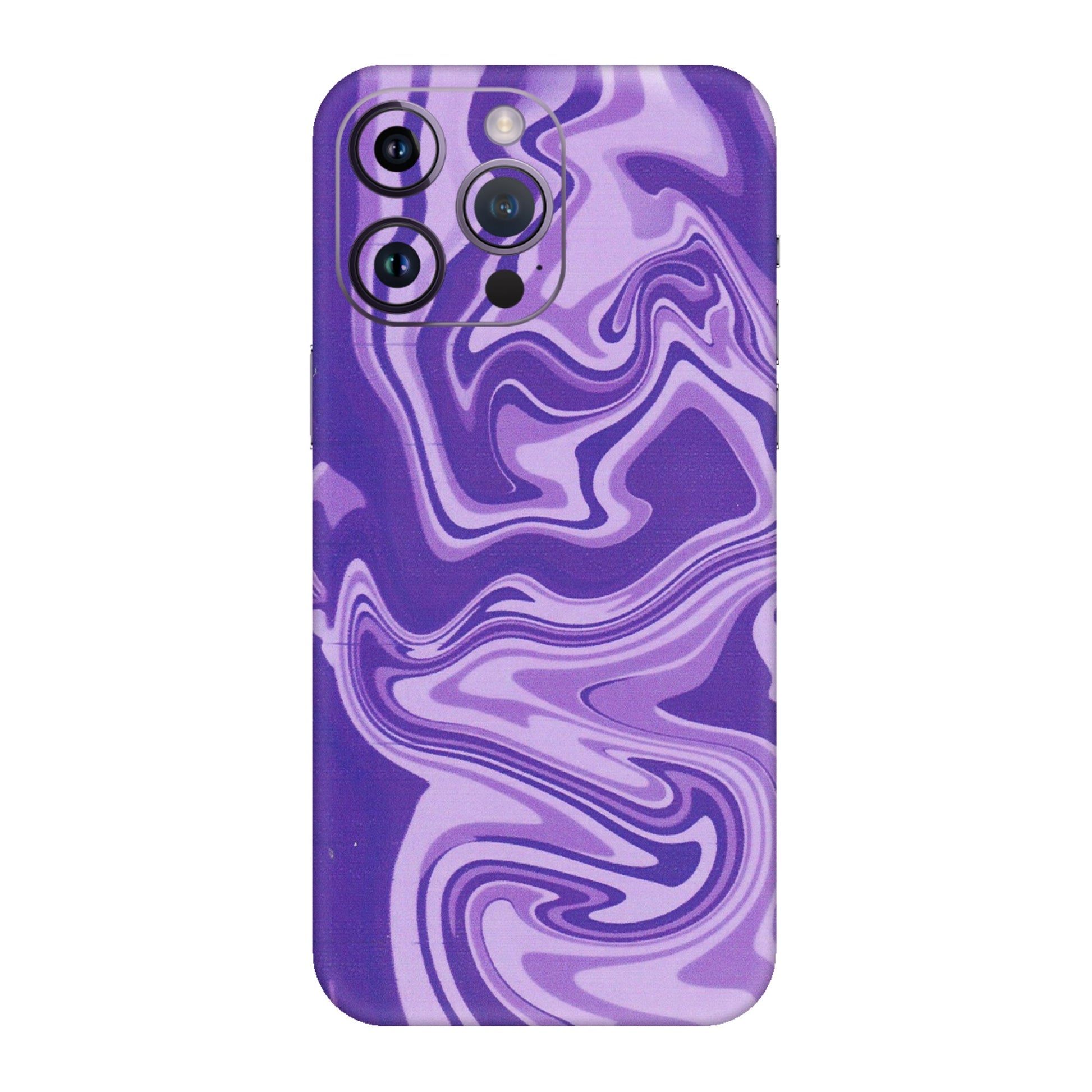 Apple iPhone Skins (All Models) - Hazy Purple Nights - Matte Finish (M-14) iPhone 14 Pro