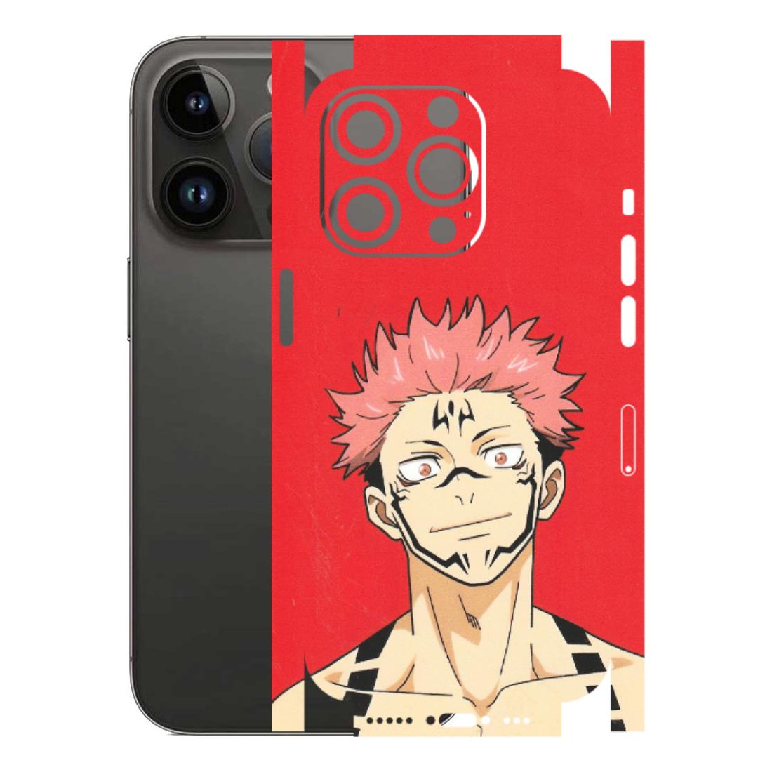 Apple iPhone Skins (All Models) - Ryomen Sukuna Fun Anime - Matte Finish (M-153) iPhone 14 Pro
