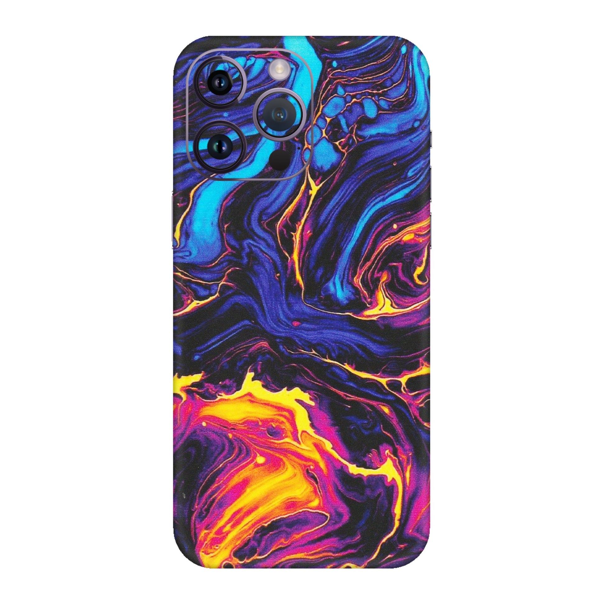 Apple iPhone Skins (All Models) - Abstract Paint Classy - Matte Finish (M-15) iPhone 14 Pro