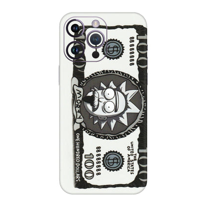 Apple iPhone Skins (All Models) - Rick And Morty Hundred Dollar Anime - Matte Finish (M-161) iPhone 14 Pro