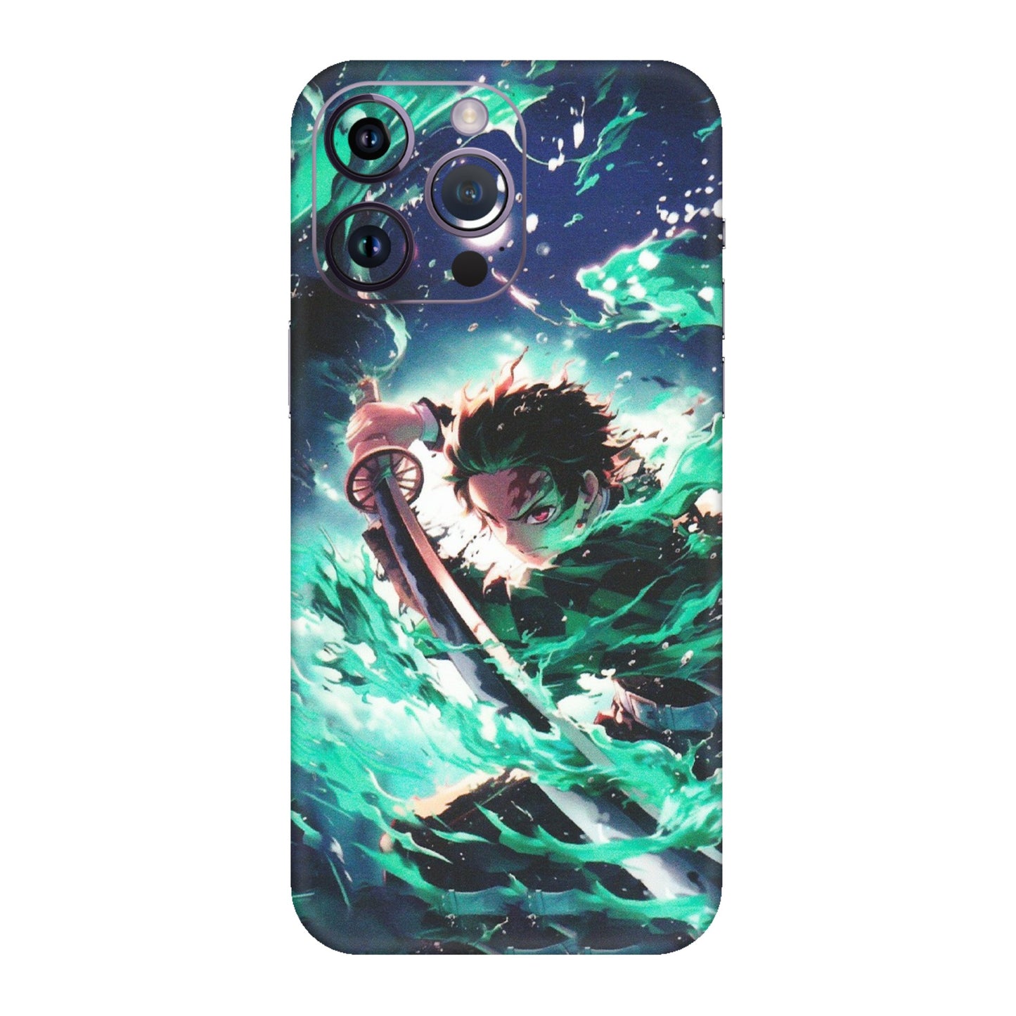 Apple iPhone Skins (All Models) - Sword Fighter Anime - Matte Finish (M-29) iPhone 14 Pro