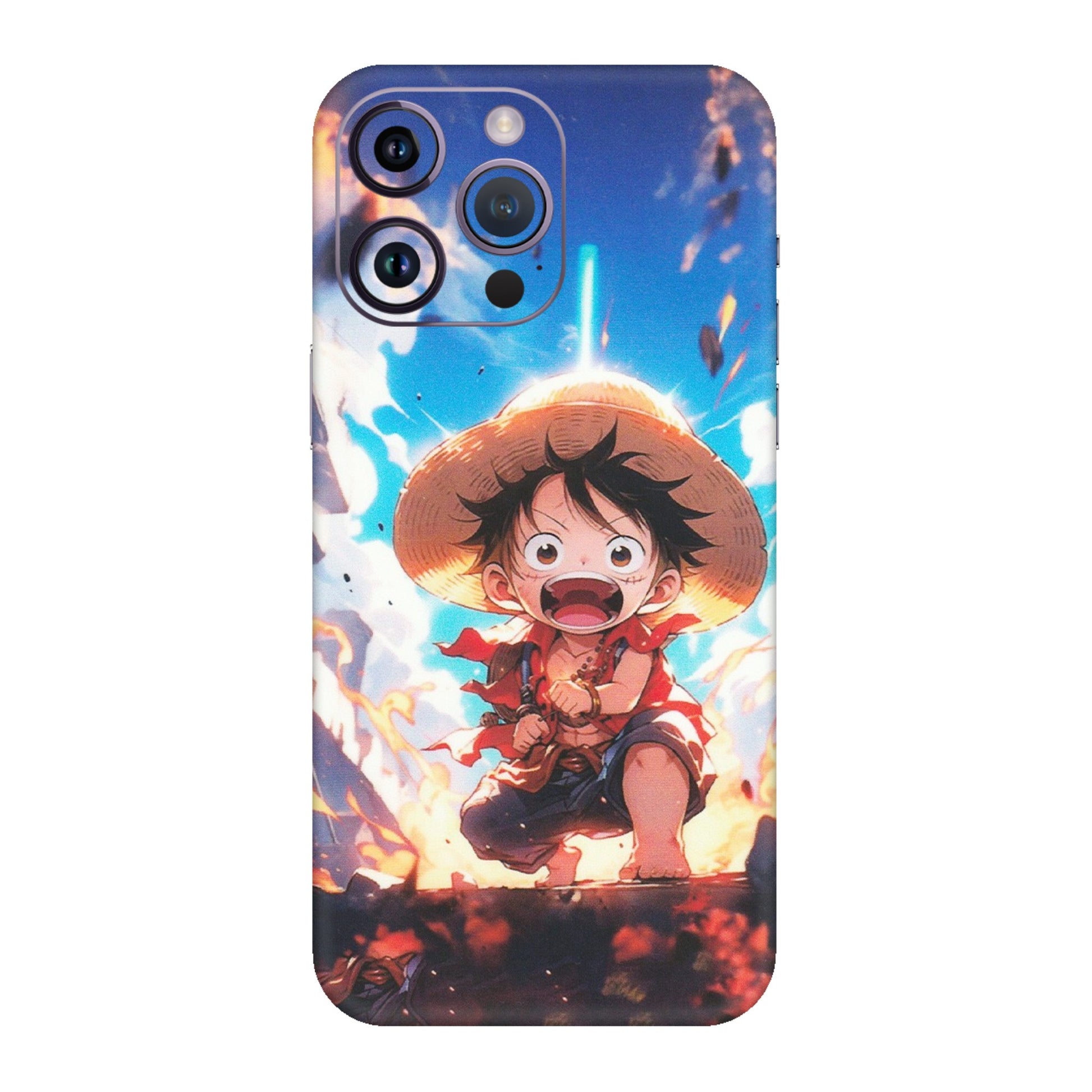 Apple iPhone Skins (All Models) - Toon One Piece Cute Character - Matte Finish (M-35) iPhone 14 Pro