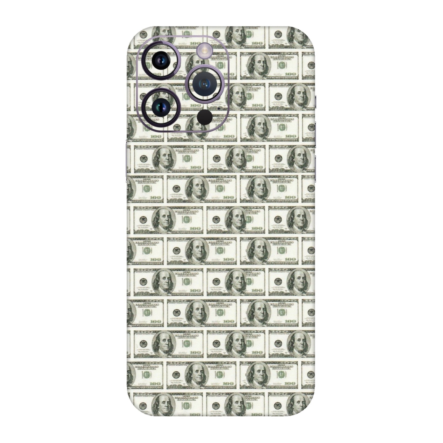 Apple iPhone Skins (All Models) - I Love Dollars - Matte Finish (M-40) iPhone 14 Pro