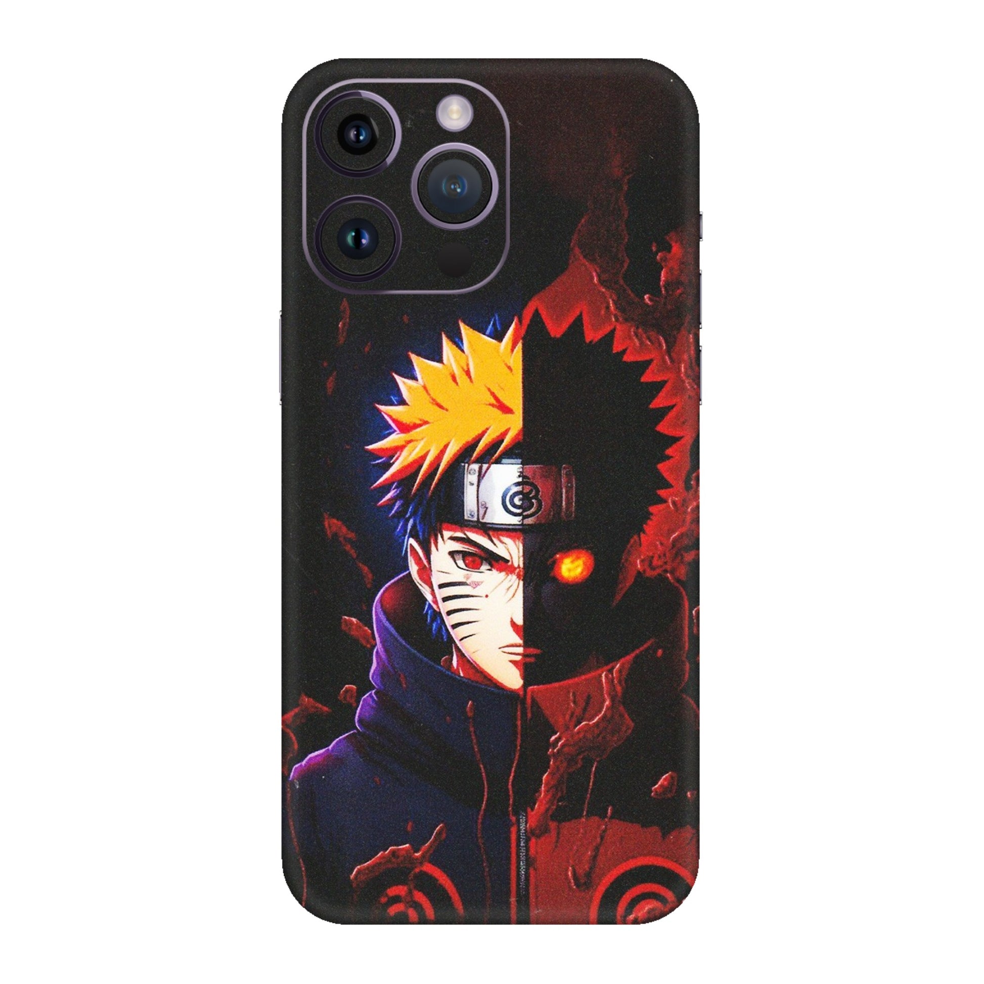 Apple iPhone Skins (All Models) - Naruto X Evil - Matte Finish (M-70) iPhone 14 Pro