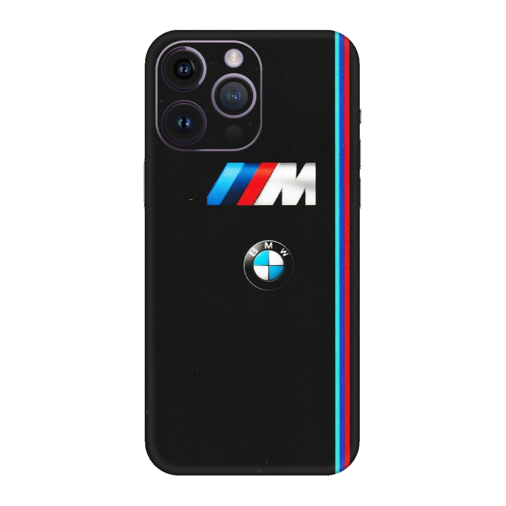 Apple iPhone Skins (All Models) - Styling With Black BMW - Matte Finish (M-74) iPhone 14 Pro