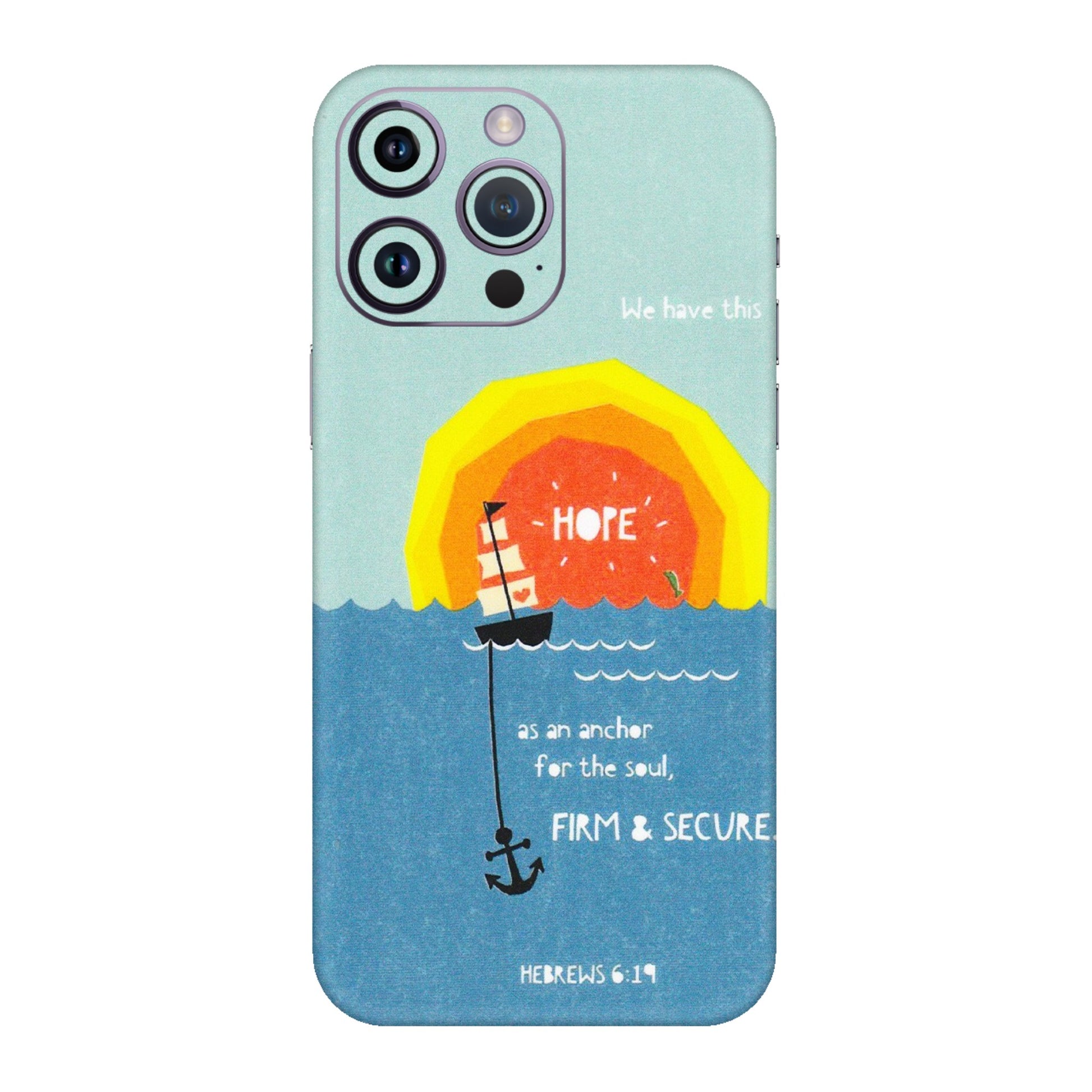 Apple iPhone Skins (All Models) - A Beautiful Sunset of Hope - Matte Finish (M-75) iPhone 14 Pro