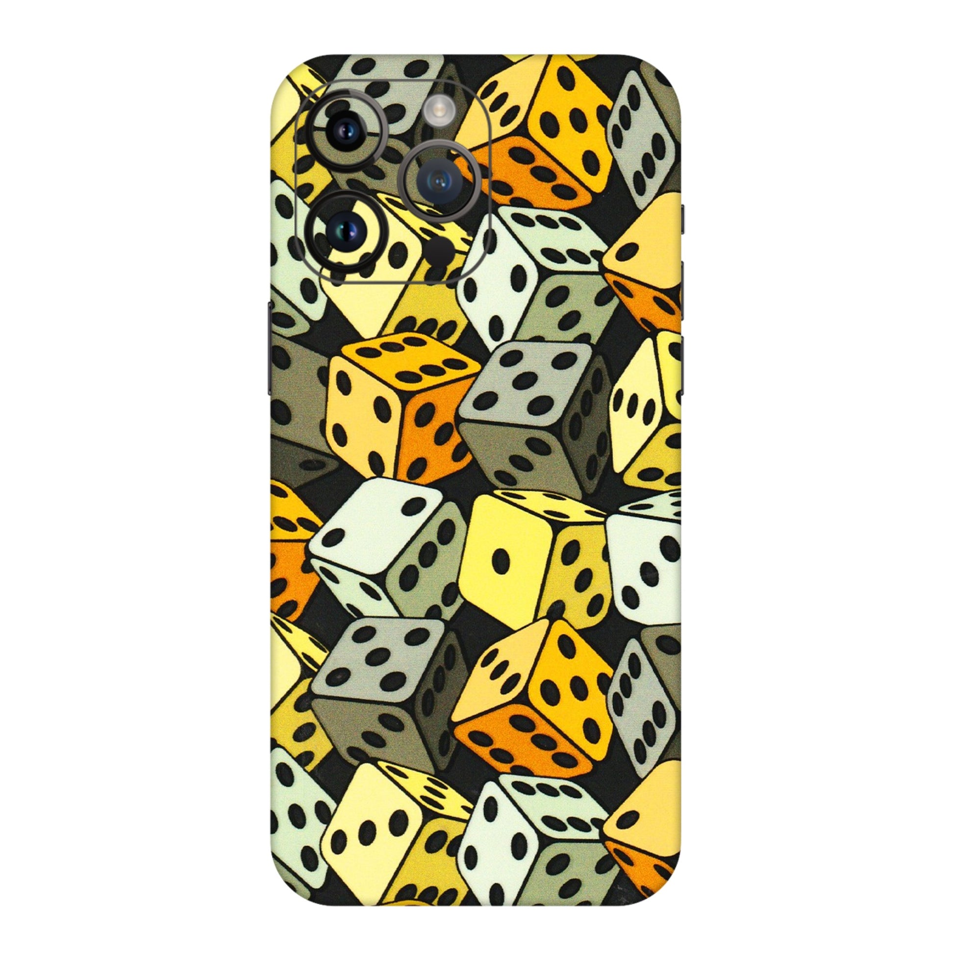 Apple iPhone Skins (All Models) - Dices Of Life - 3D Embossed Finish (L-04) iPhone 14 Pro Max