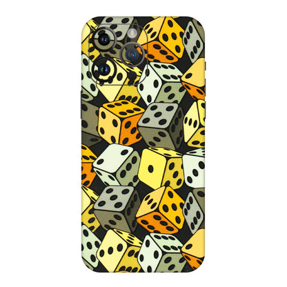 Apple iPhone Skins (All Models) - Dices Of Life - 3D Embossed Finish (L-04) iPhone 14 Pro Max