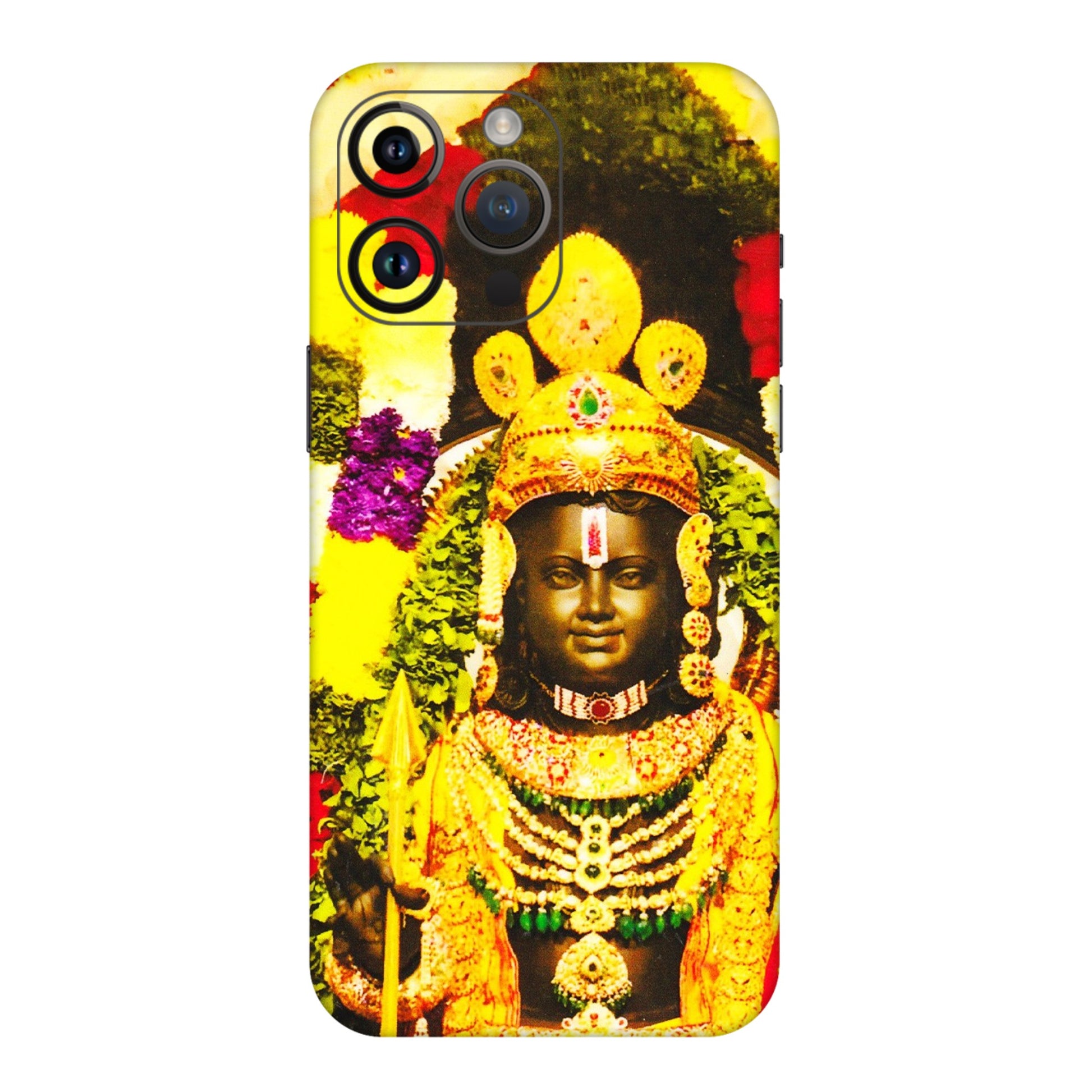 Apple iPhone Skins (All Models) - Ram Lalla Ayodhya - 3D Embossed Finish (L-103) iPhone 14 Pro Max