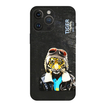 Apple iPhone Skins (All Models) - Rider Tiger - 3D Embossed Finish (L-113) iPhone 14 Pro Max
