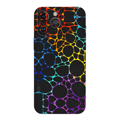 Apple iPhone Skins (All Models) - Abstract Art MultiColour - 3D Embossed Finish (L-133) iPhone 14 Pro Max