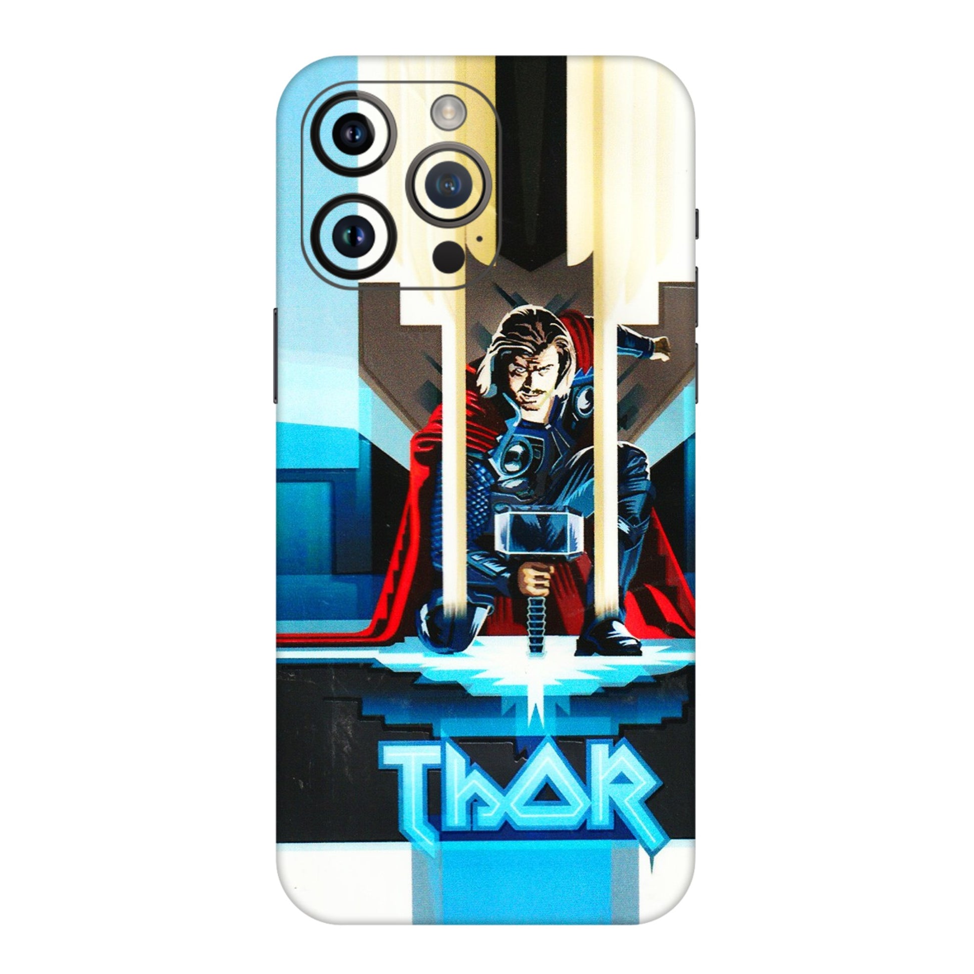 Apple iPhone Skins (All Models) - Thor - 3D Embossed Finish (L-137) iPhone 14 Pro Max