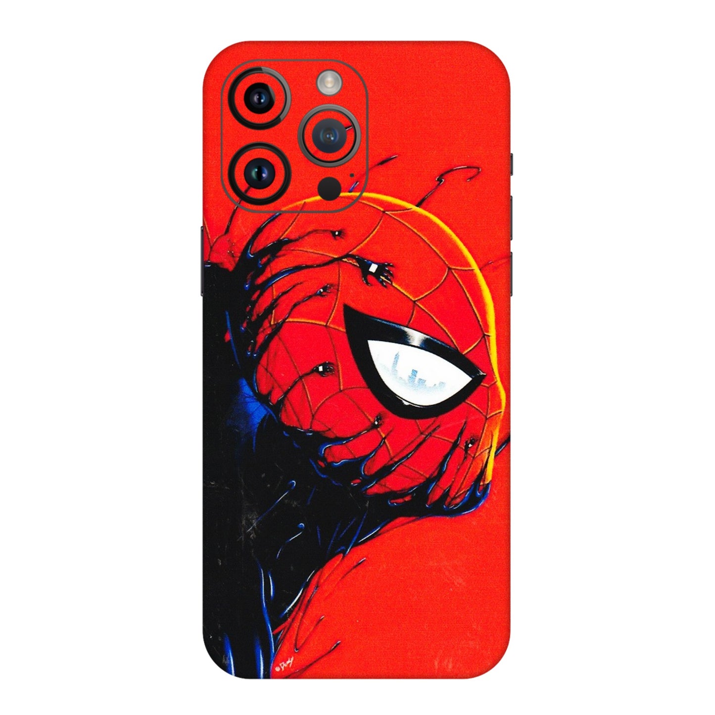 Apple iPhone Skins (All Models) - Spiderman Face Venom - 3D Embossed Finish (L-165) iPhone 14 Pro Max