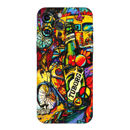Apple iPhone Skins (All Models) - Cool Beer Bottle - 3D Embossed Finish (L-193) iPhone 14 Pro Max