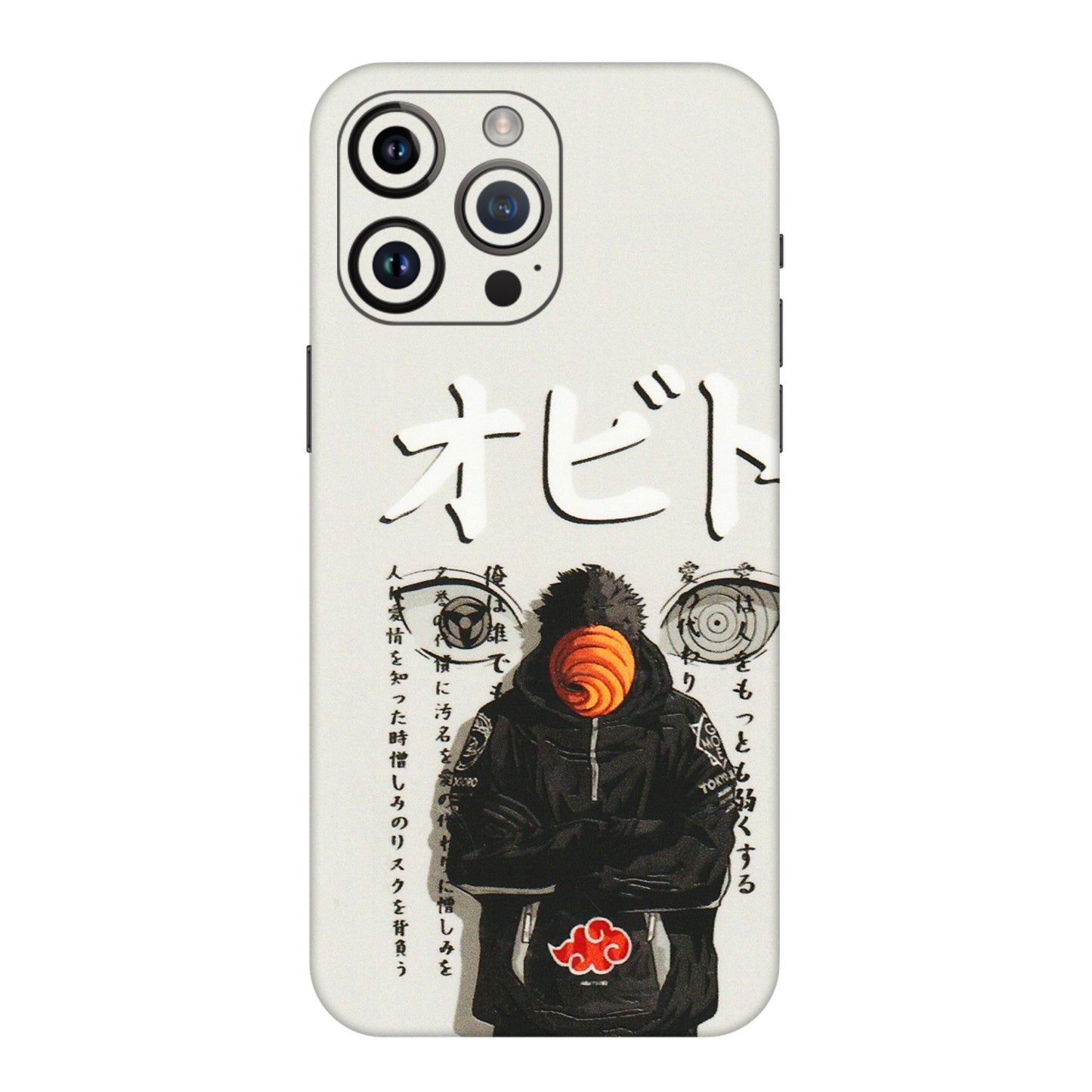 Apple iPhone Skins (All Models) - Obito Anime Eye - 3D Embossed Finish (L-19) iPhone 14 Pro Max