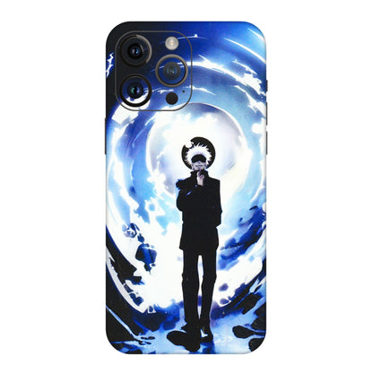 Apple iPhone Skins (All Models) - Satoru Gojo Dark Blue - 3D Embossed Finish (L-235) iPhone 14 Pro Max