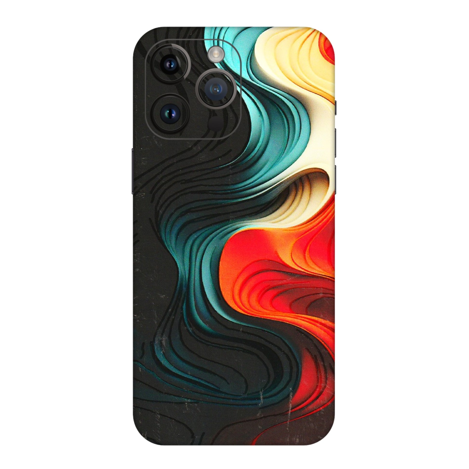 Apple iPhone Skins (All Models) - The Silky Swirl - 3D Embossed Finish (L-240) iPhone 14 Pro Max